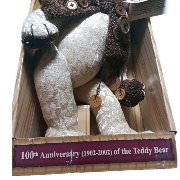 Theodore Roosevelt Teddy's Teddy 100th Anniversary 1902- 2002 Limited Edition - Picture 2 of 9